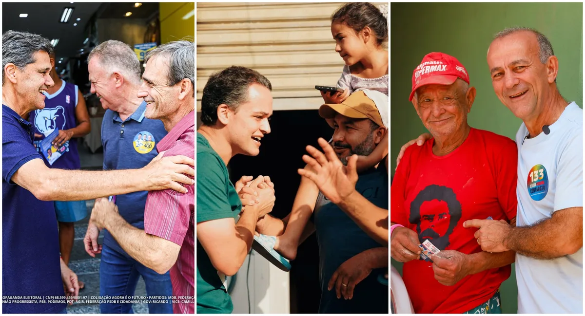Quem é o eleitor padrão de Ricardo, de Pazolini e de Helder, com base na pesquisa Quaest