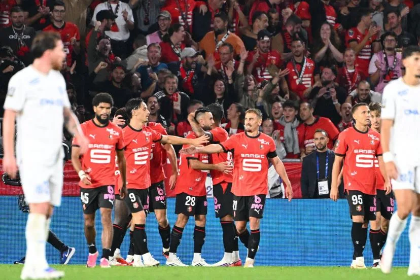 Le premier but d'Adrien Thomasson avec Rennes contre Marseille en vidéo