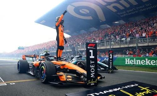Gran Premio de Países Bajos se despide con Lando Norris como campeón; Max Verstappen sufre un accidente