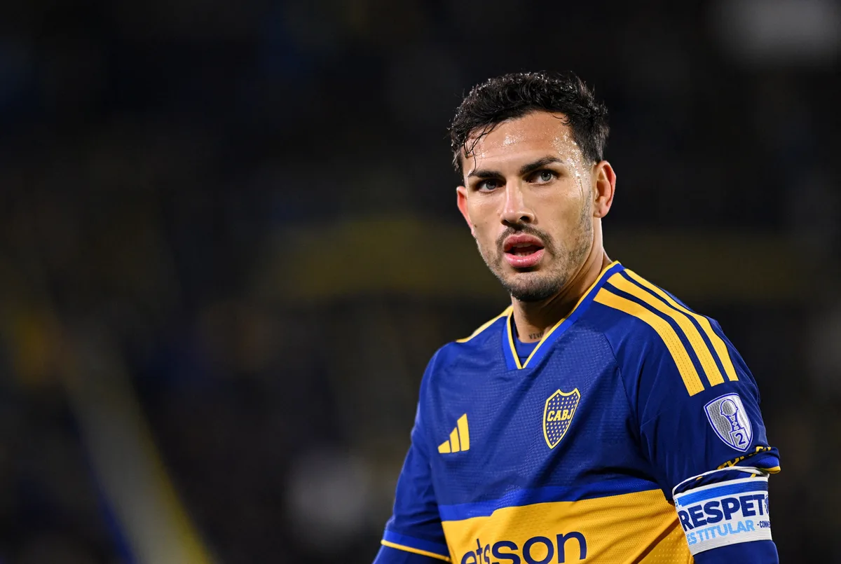 Paredes sente problema muscular no último jogo do Boca antes de semifinal contra o Vasco na Sul-Americana