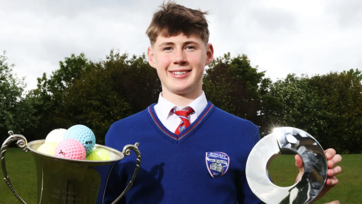 A 16-year-old Irish student turned lost hurling balls in the dark into a €40,000 glow-ball business