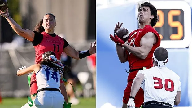 'The dream is real': Canadian flag football duo believes sport will grow further with '28 Olympic debut