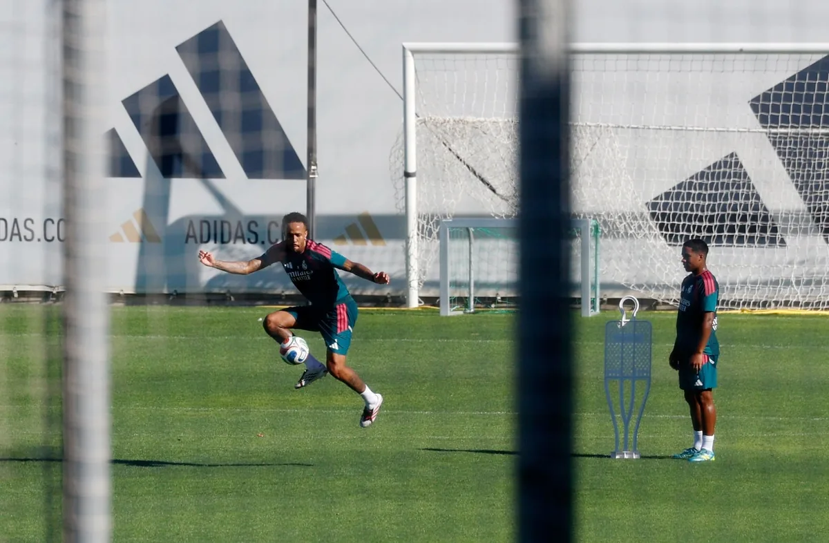 Militao y Endrick dan la nota positiva en el entrenamiento
