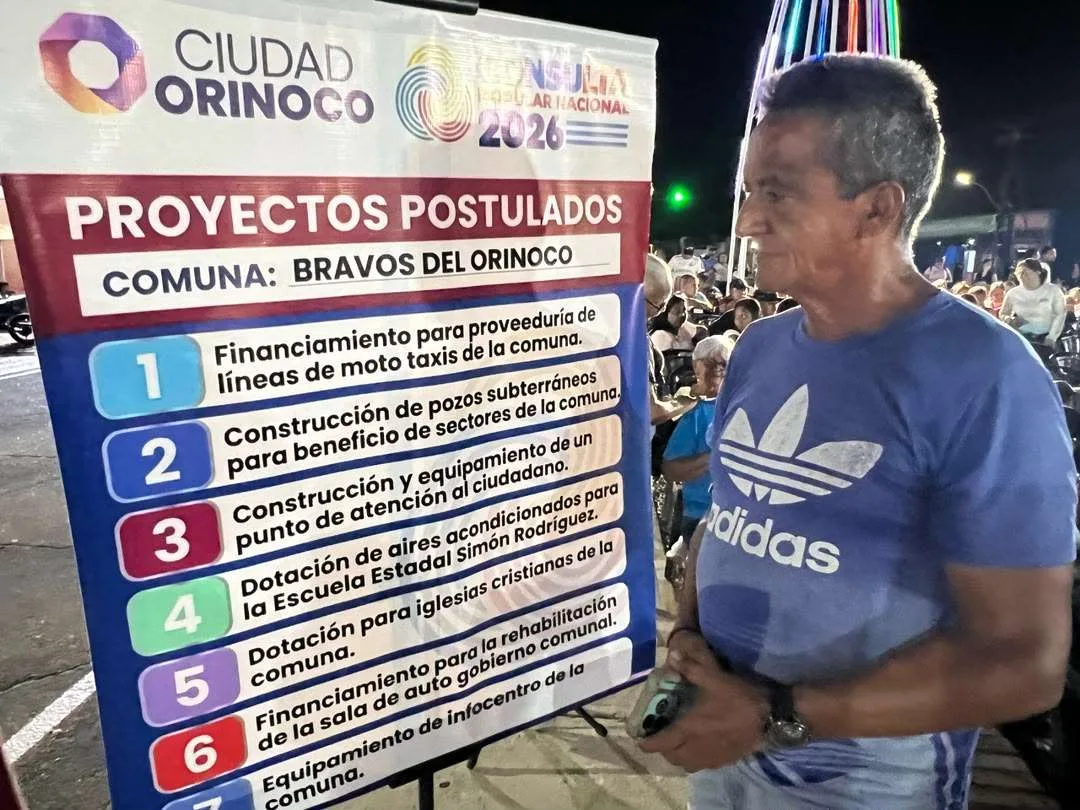 Comunas de Ciudad Orinoco reciben recursos para financiar 20 proyectos