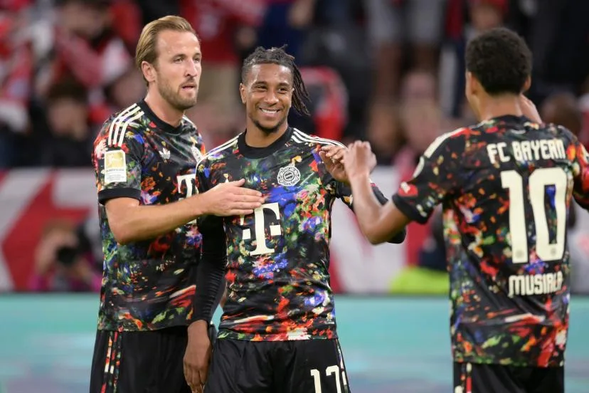 Un Michael Olise de gala et un Harry Kane record portent encore le Bayern Munich, en balade contre l'Union Berlin