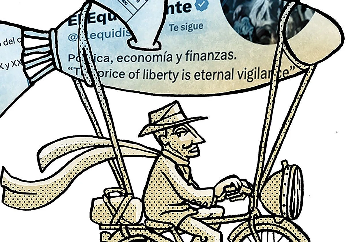 El Equidistante, el hombre que reventó X tras colgar una nómina de su padre: «Los jóvenes vieron reflejada su frustración»