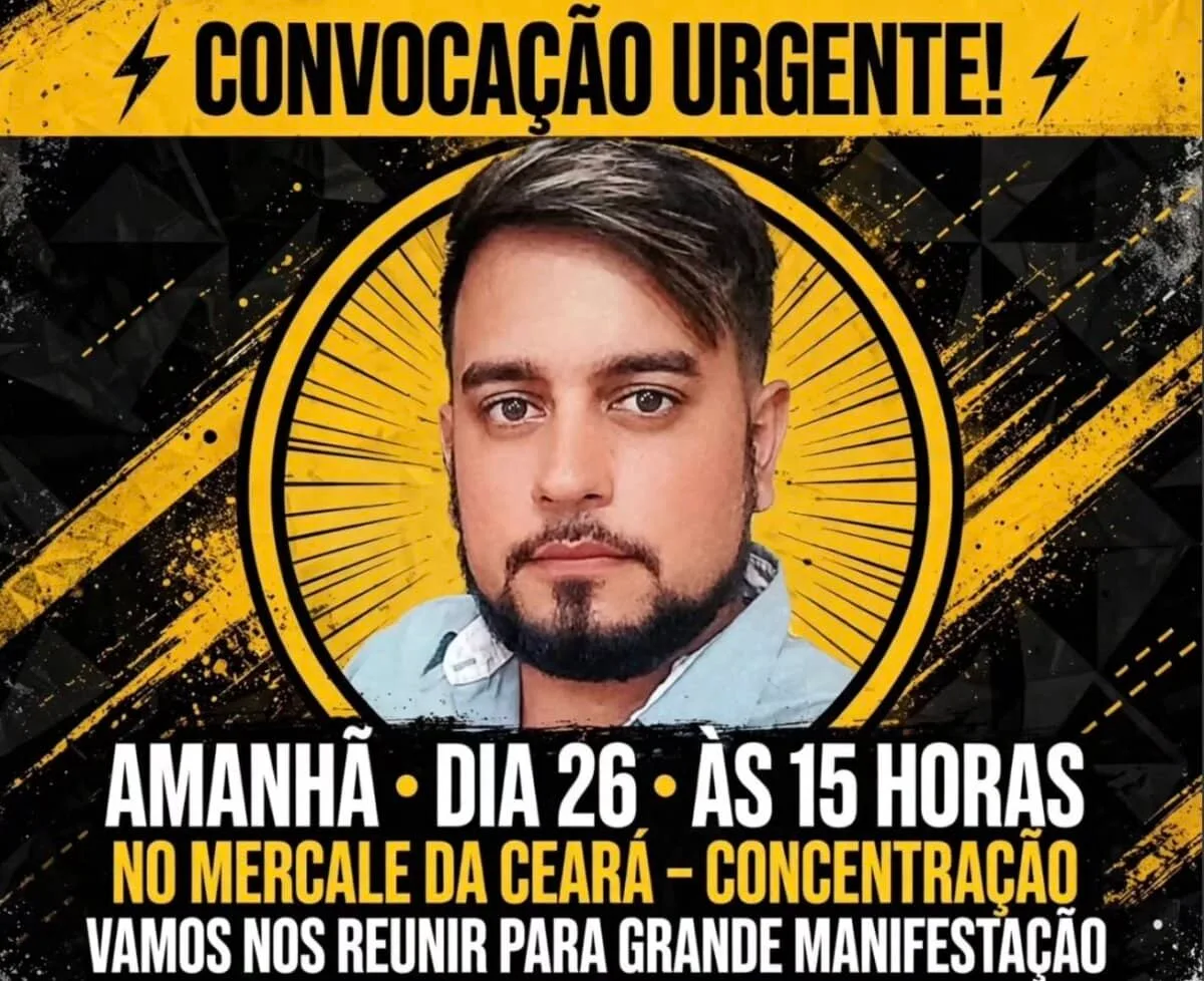 Motoboys marcam protesto após entregador morrer atropelado por carro roubado