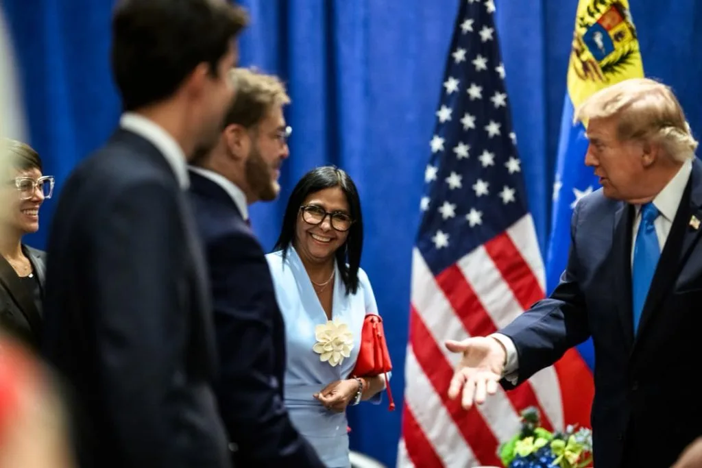 Trump le habló de elecciones a Delcy Rodríguez pero evitó fijar una fecha, según Axios