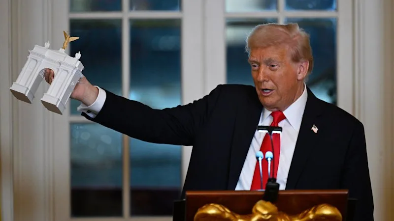 Australia news live: Anthony Albanese travels to US, seventh intergenerational report to be released, Donald Trump says arch to be ‘military complex’
