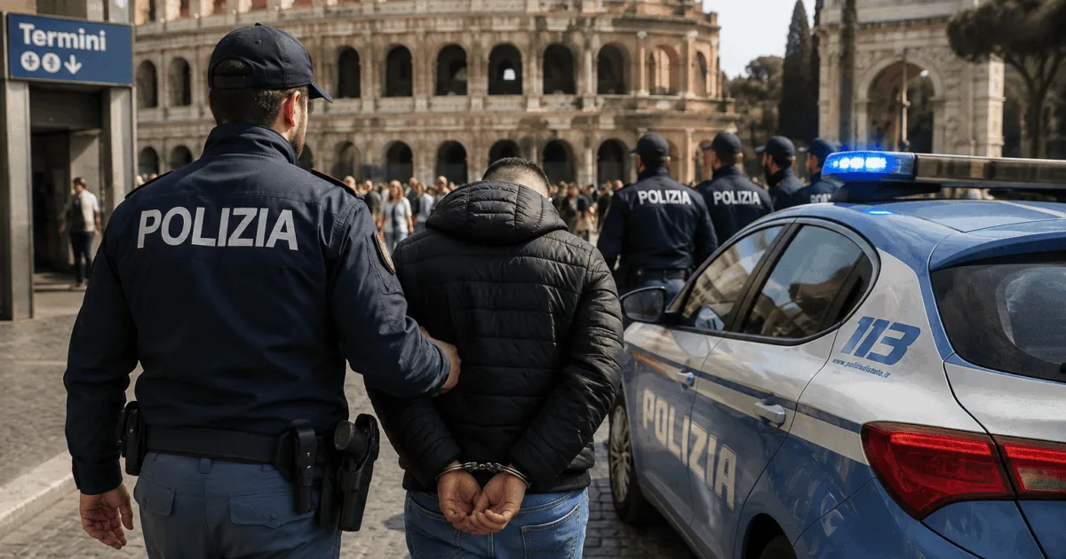 “Sete pessoas são presas em Roma por furtos contra turistas”