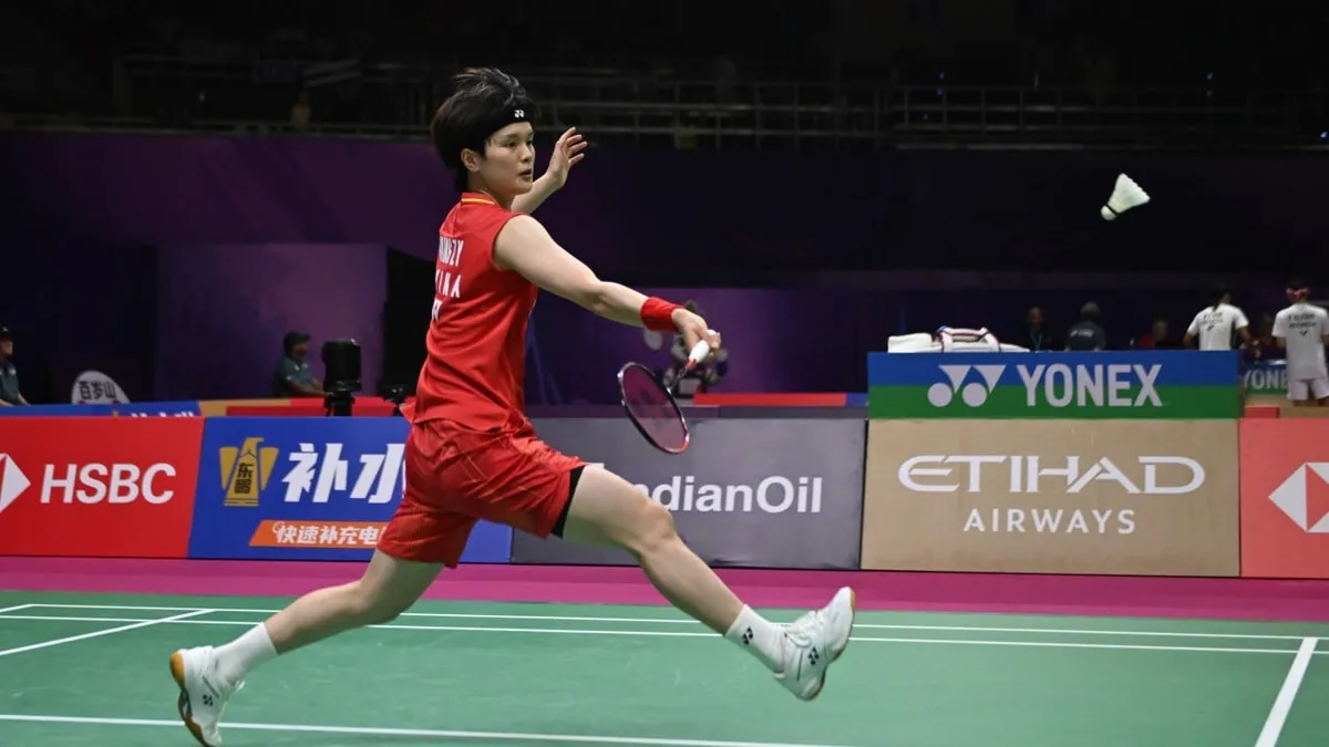 Chinese badminton star Wang Zhiyi in ‘fake injury’ controversy after World Championships win