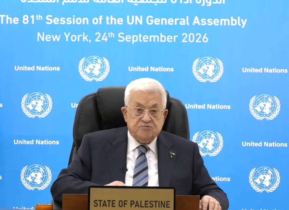 Por vídeo, presidente da Palestina acusa Israel de “guerra genocida” na ONU