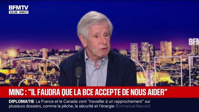 Minc : “Il faudra que la BCE accepte de nous aider” - 20/09