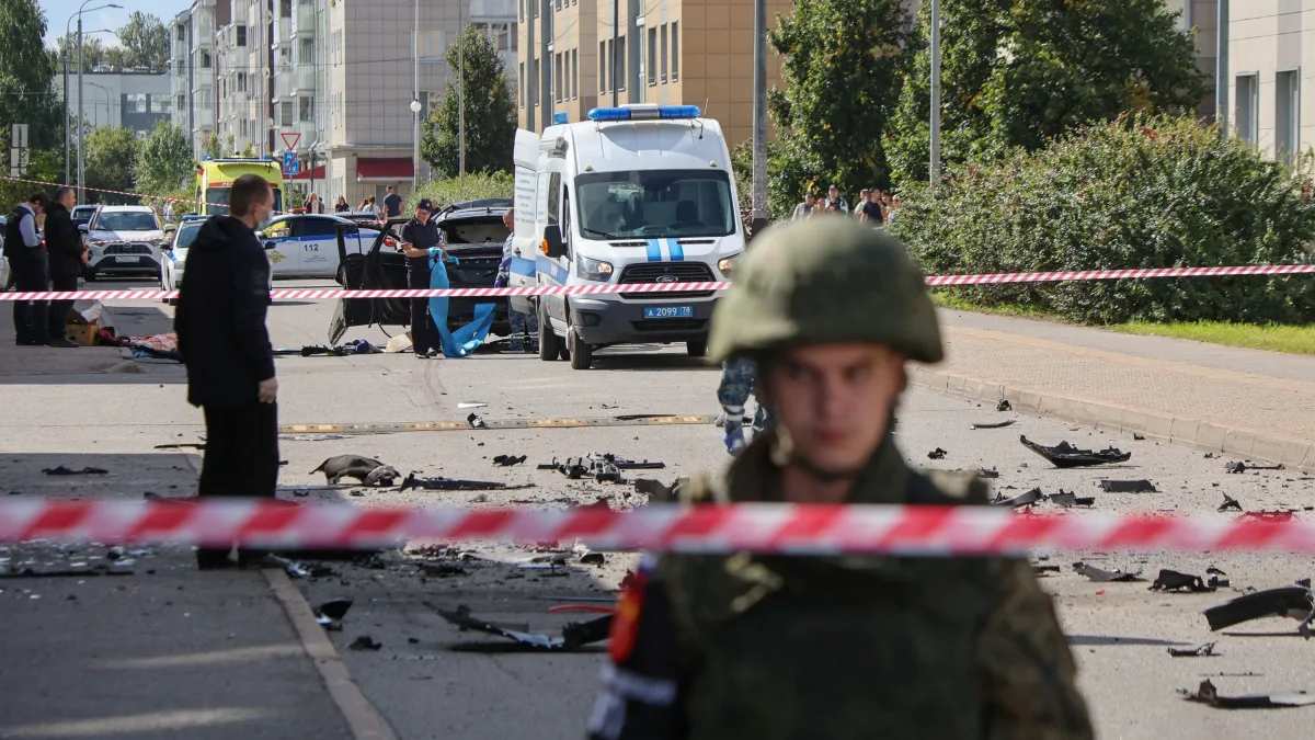 Liveblog Ukrainekrieg: Autoexplosion in St. Petersburg: Russischer Offizier getötet