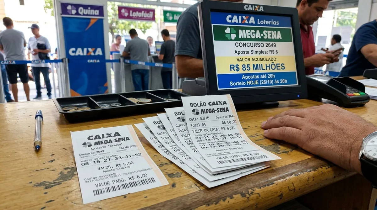 Aposta única da Mega-Sena pode levar R$ 41 milhões nesta quinta-feira