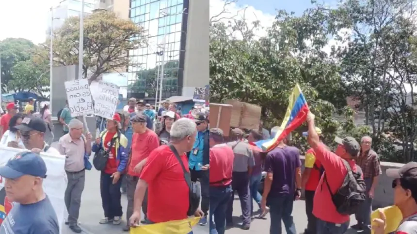 EN VIDEO: Bloque Antiimperialista protestó este 29Ago en Caracas contra el acuerdo petrolero firmado con EEUU