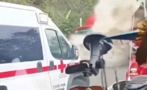 VIDEO: Captan momento exacto en que tráiler embiste vehículos en Chiapas; accidente dejo dos muertos y 14 heridos