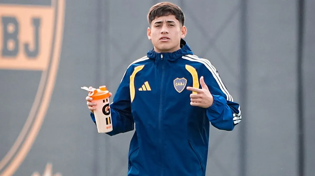 Preocupación en Boca: Tomás Aranda se lesionó en la práctica y le realizan estudios