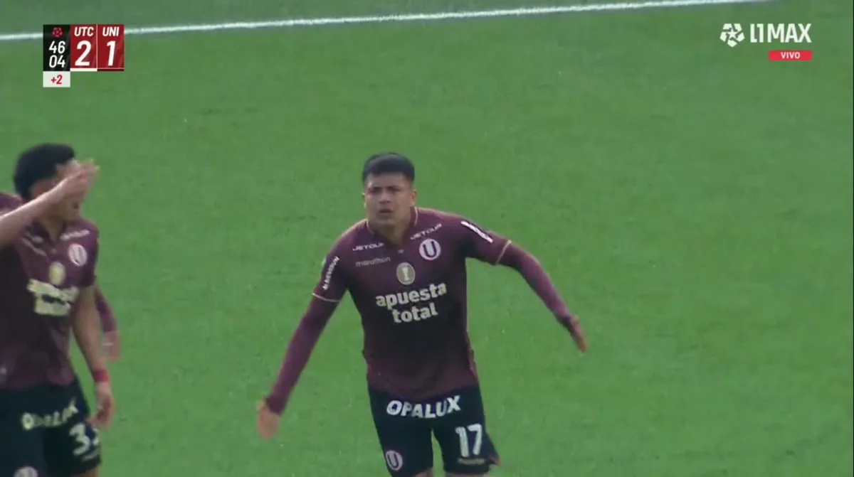 Golazo de tiro libre de Jairo Concha para el descuento de Universitario vs UTC por Torneo Clausura 2026
