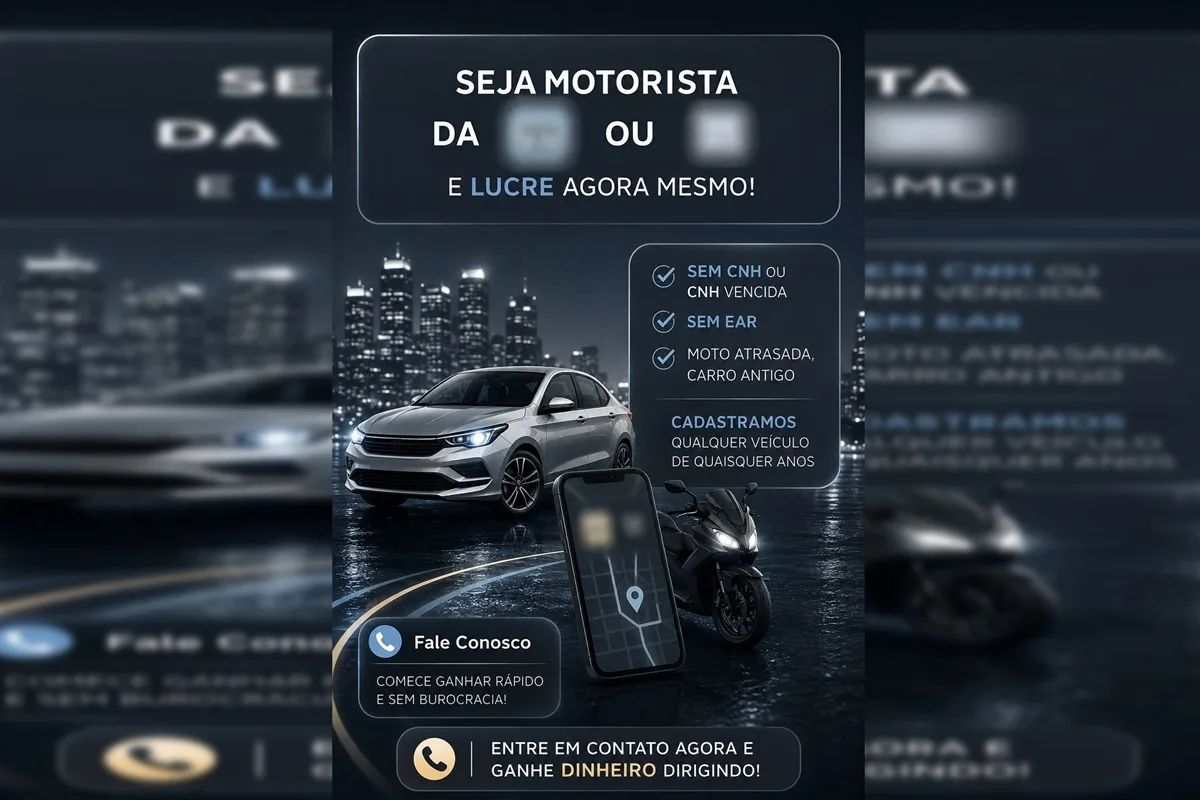Grupo que cadastrava motoristas sem CNHs em apps de transporte é preso