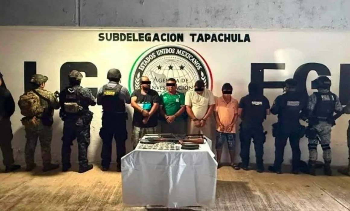 Detienen a integrantes de ‘Los Cuatetes’ en Chiapas: ‘El Cadenudo’ es señalado por tráfico de cocaína