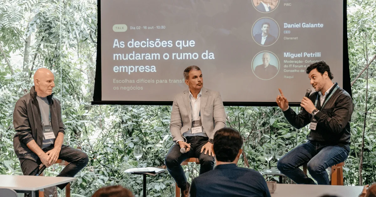 “A visão é importante, mas quem a executa vale ainda mais”, diz Daniel Galante, da Claranet, no IT Forum Upload CEO