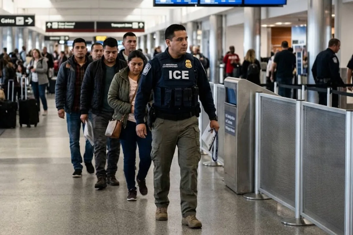 Es oficial: el ICE alcanza récord de detenciones con operativos en aeropuertos y nuevas tácticas contra inmigrantes