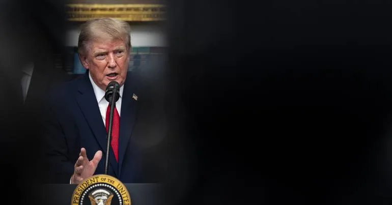 Trump prevê acordo com Canadá para suspender tarifas