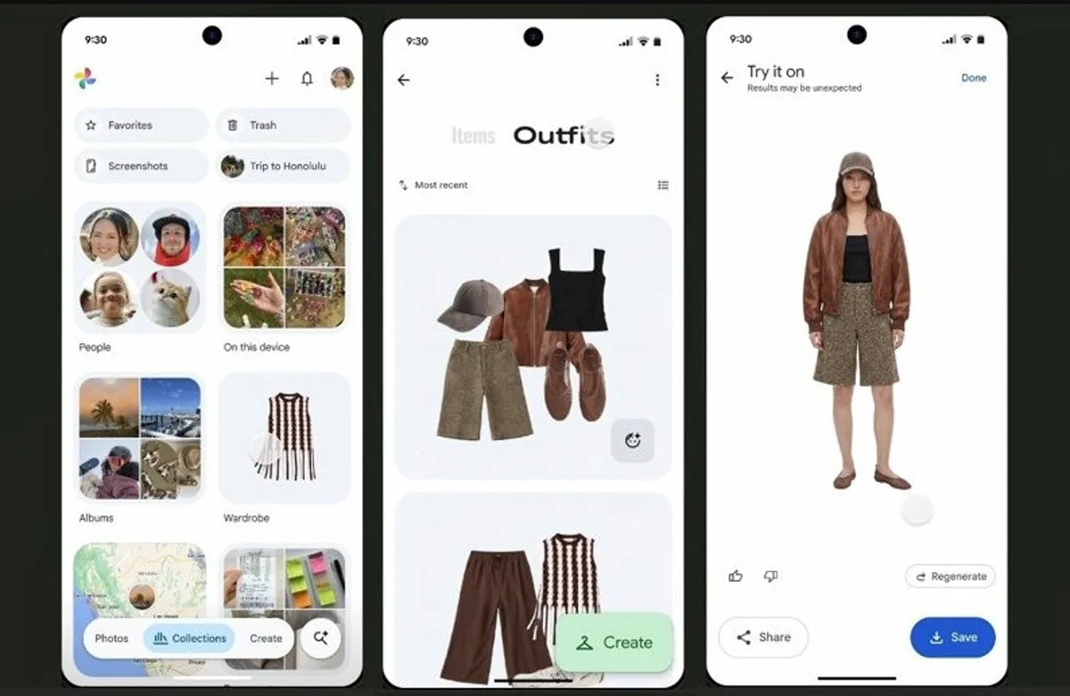 Google Fotos estrena la función de armario virtual en Estados Unidos: crear conjuntos y probarlos gracias a la IA