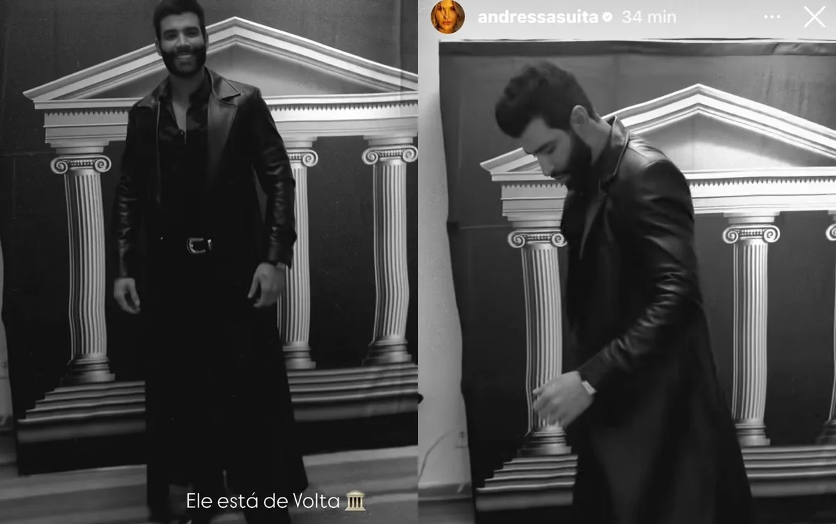 Andressa Suita mostra look de Gusttavo Lima para volta do embaixador ao palco da Festa do Peão de Barretos