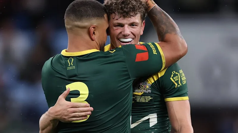 Rookie bags three tries as Australia and New Zealand deliver World Cup classic opener