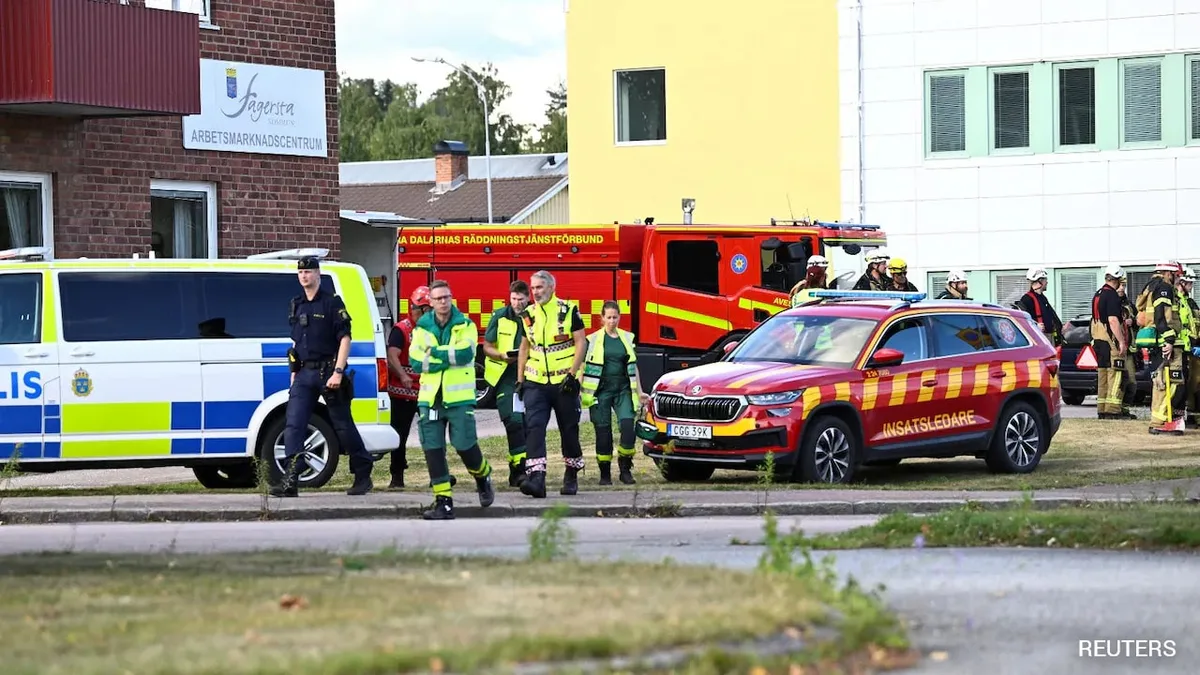 Man Injures Several Using Sword In Swedish High School