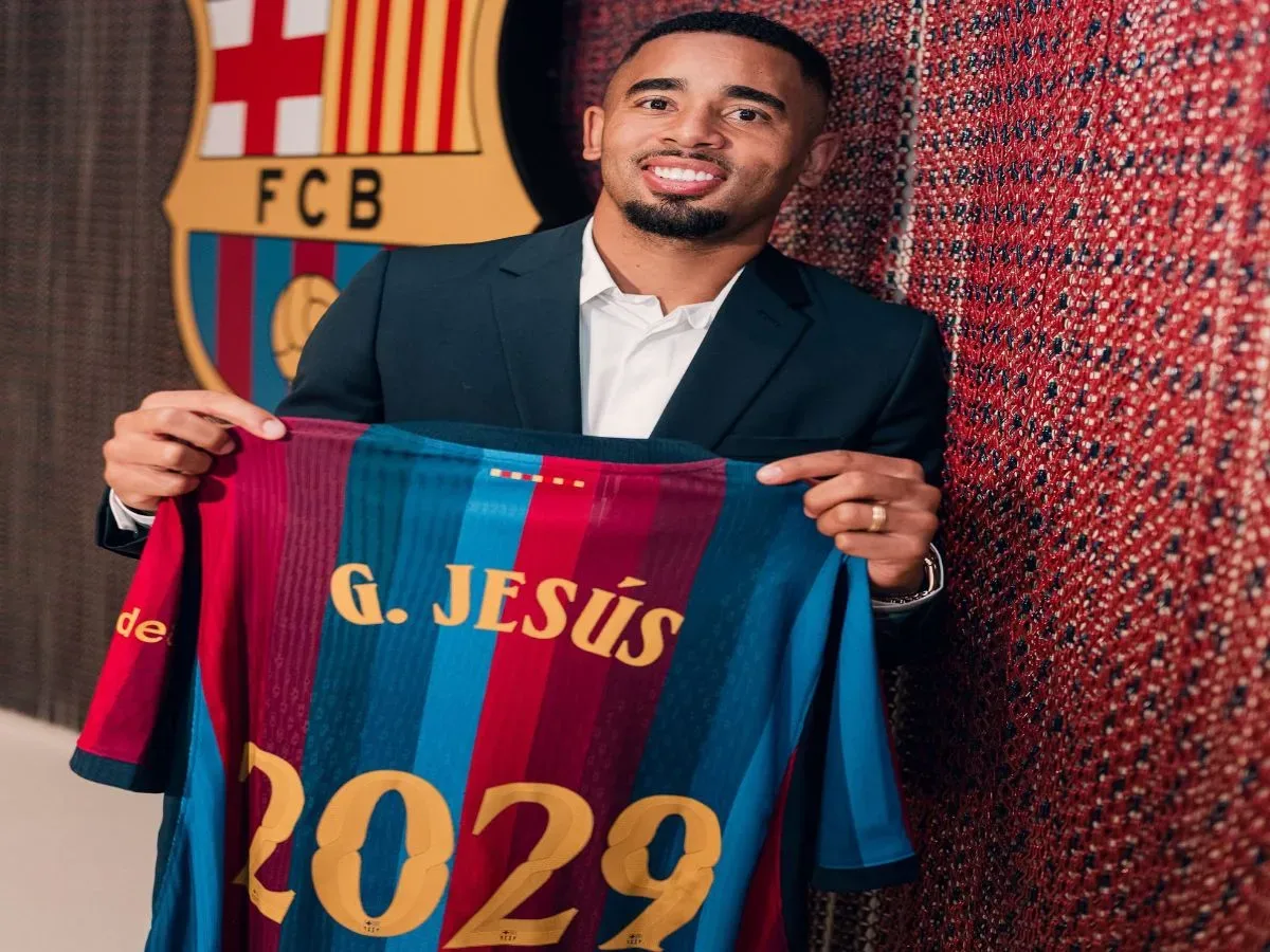 Barcelona anuncia contratação de Gabriel Jesus até 2029