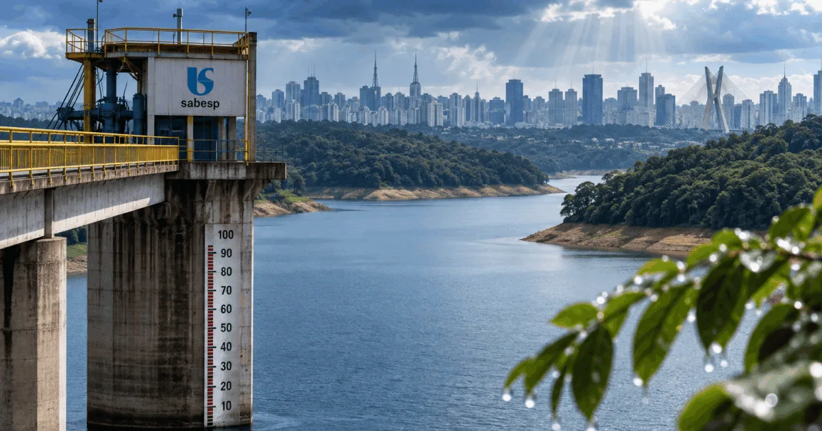 Chuvas fazem reservatórios de SP chegarem a 52,1% da capacidade