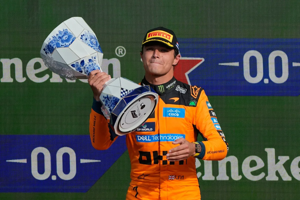 Lando Norris cumplió con el mandato del poleman en la despedida de Zandvoort del calendario de la Fórmula 1