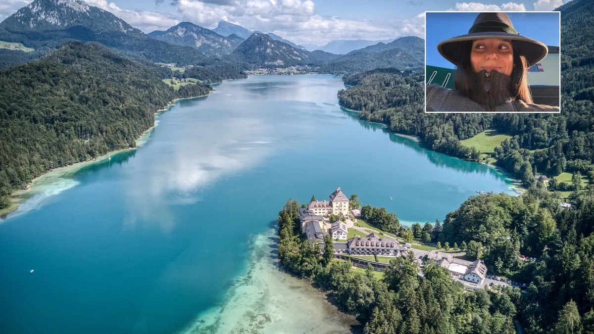 Victoria de Marichalar se escapa a Salzburgo y encuentra su paraíso junto a un lago idílico de aguas cristalinas: "Qué feliz soy aquí"