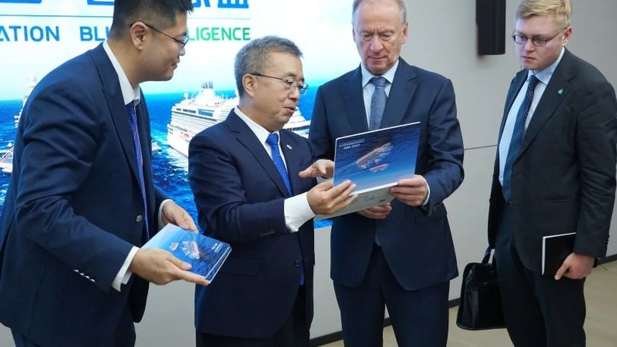 Putin aide looks to boost Russian shipbuilding ties with China during visit