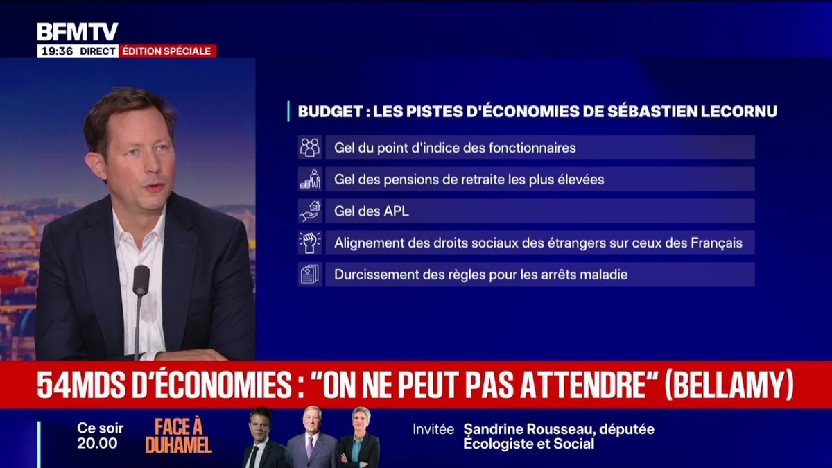 "La première des choses à faire, c'est de rétablir la réforme des retraites", estime François-Xavier Bellamy, vice-président des LR
