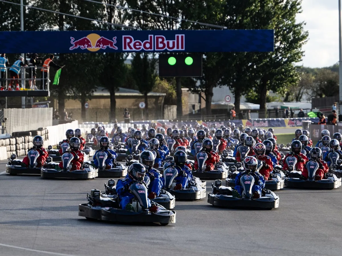 Max Verstappen beats 100 rivals in Red Bull kart race
