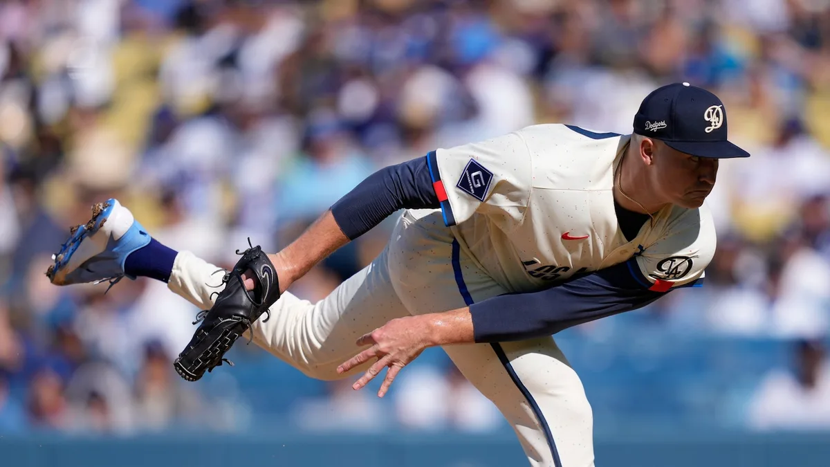 Skubal shakes off 3-run first inning, then settles in to dominate for his 1st win as a Dodger