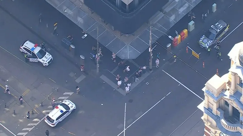 Teenager charged over Melbourne CBD crash