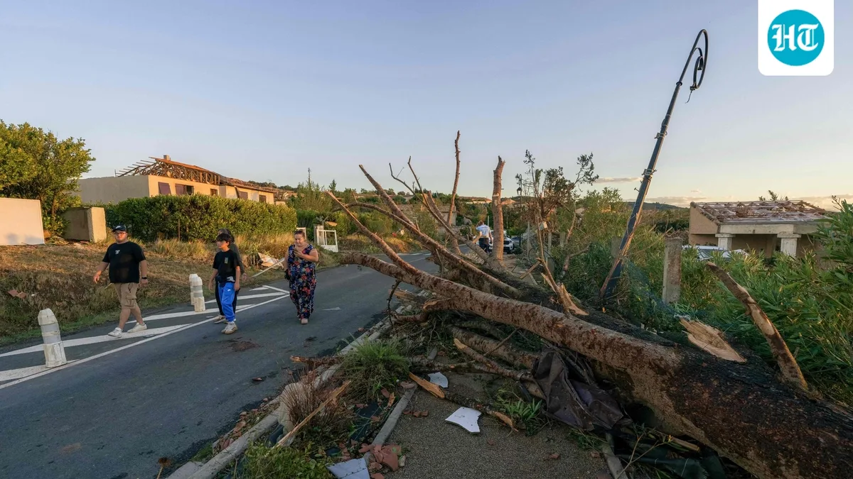 France tornado damage: Scary videos show twister ripping through towns; dozens injured, hundreds of homes affected