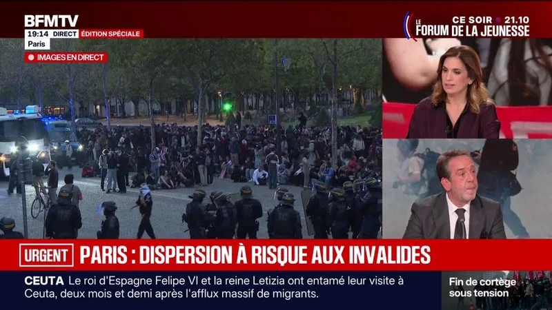 Mobilisation lycéenne et étudiante: "Il faut surtout discuter des heures de ce qu'est un monde qui change", estime Guillaume Lacroix, président du Parti radical de gauche