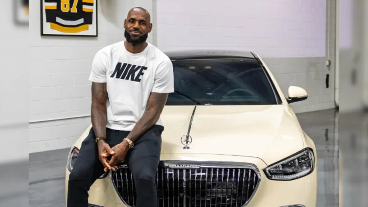 LeBron James To Auction His Custom Maybach For Charity
