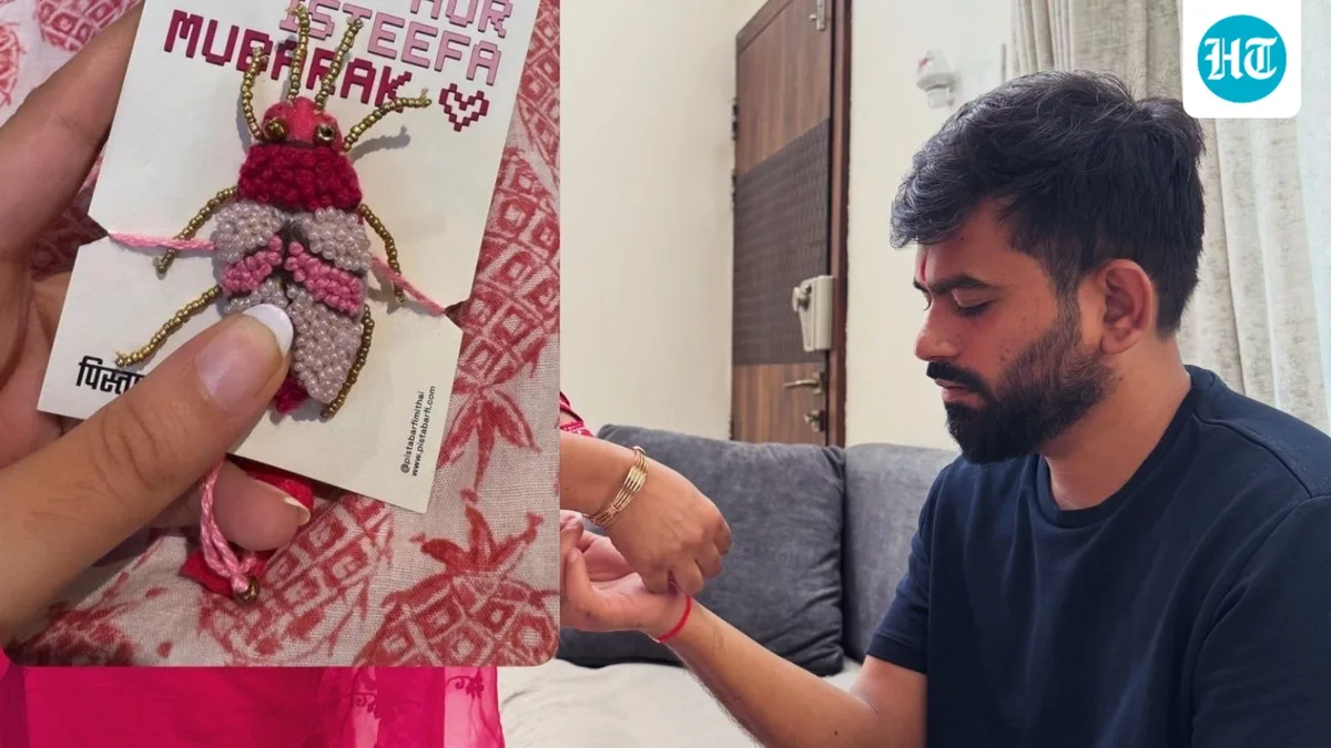 Abhijeet Dipke gets cockroach-themed rakhi with ‘istefa’ message this Raksha Bandhan