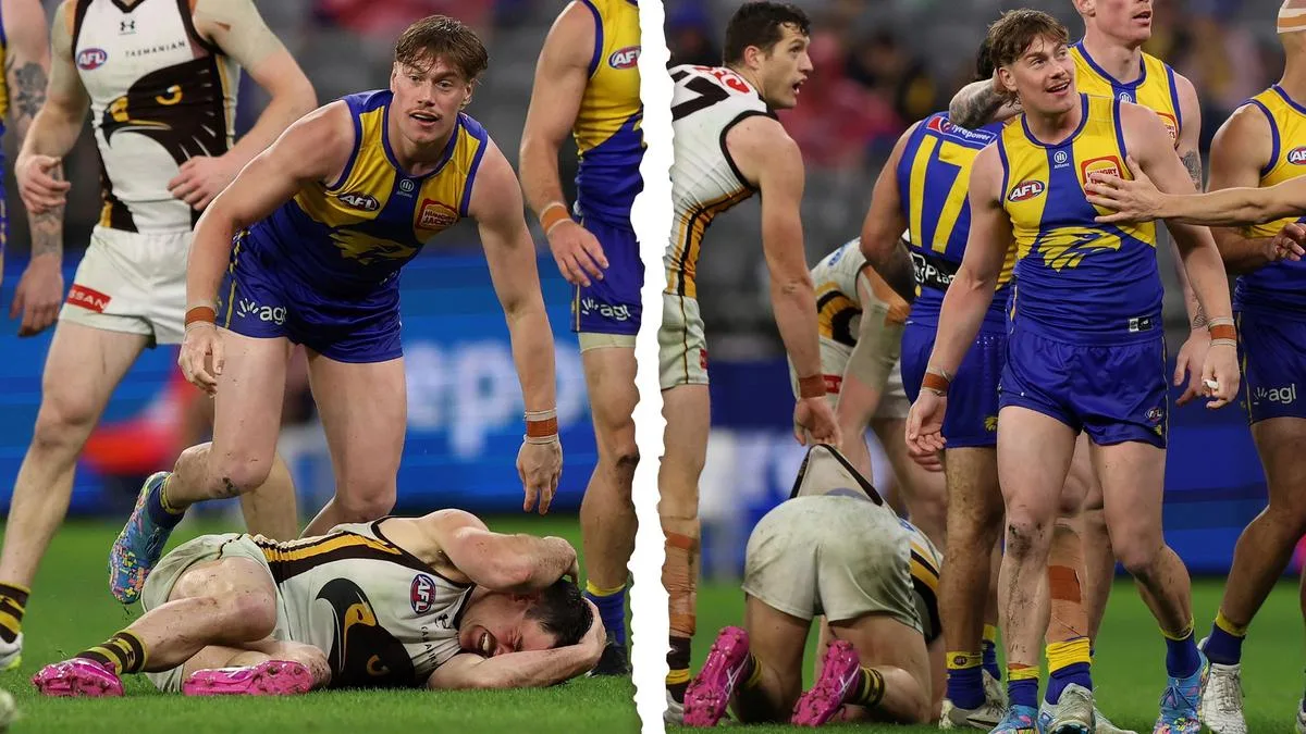 Harley Reid: West Coast Eagles star slugged two-match ban for dangerous tackle