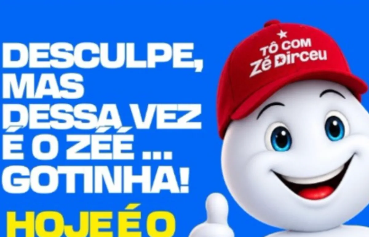 Justiça Eleitoral manda Zé Dirceu retirar post com Zé Gotinha