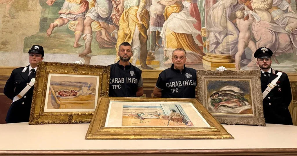 Paintings worth $10 million that were stolen in 3-minute heist are recovered