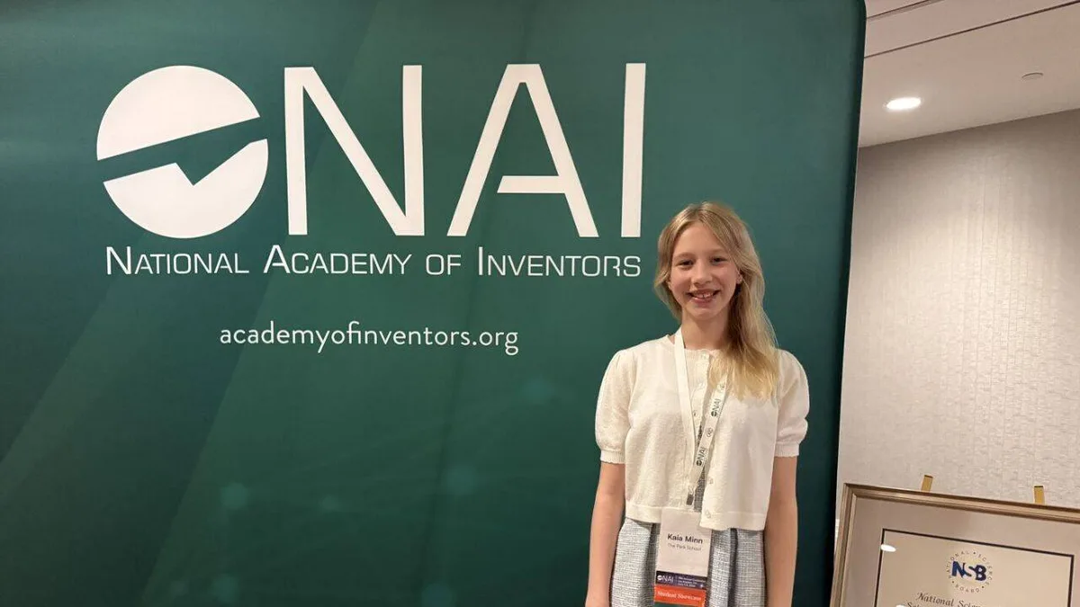 13-year-old Massachusetts inventor Kaia Minn turned orange peels into seed pods