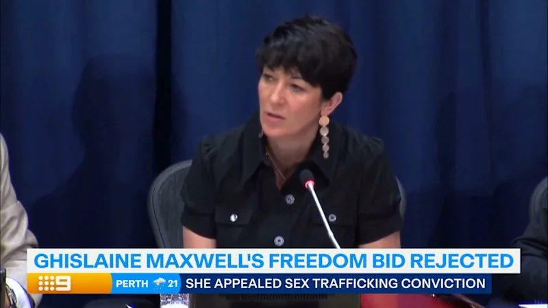 Judge rejects Ghislaine Maxwell appeal
